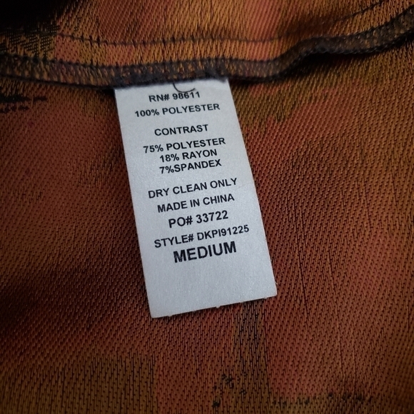 Eight Sixty iridescent abstract print party dress pink black Size Medium - Picture 9 of 10